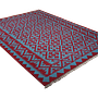 Kilim Gashgai Teppich Blau 1