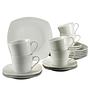 Amelie Coffee Service 18-piece Porcelain White  1