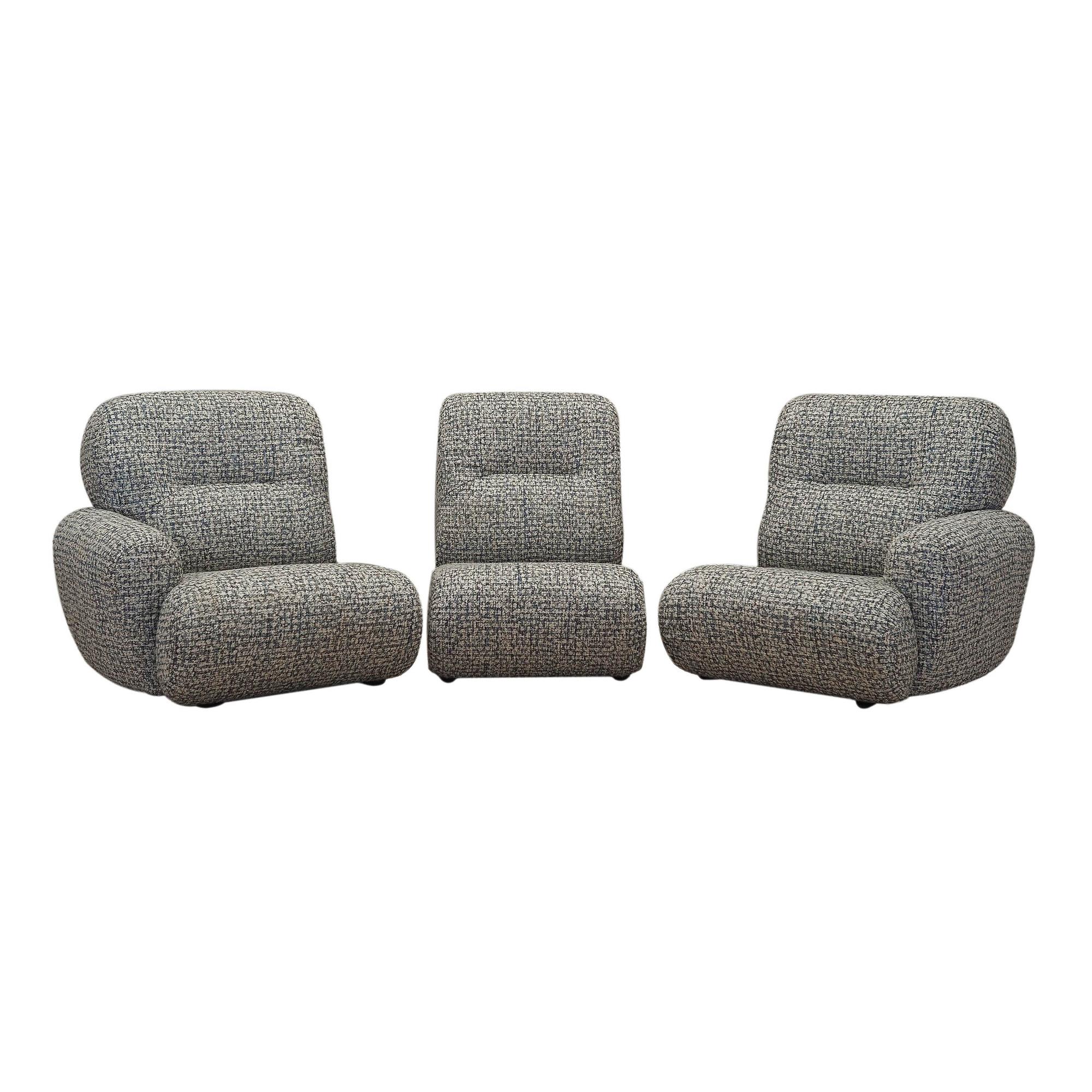 Modulares Sofa 3-teilig 1960er Jahre  0