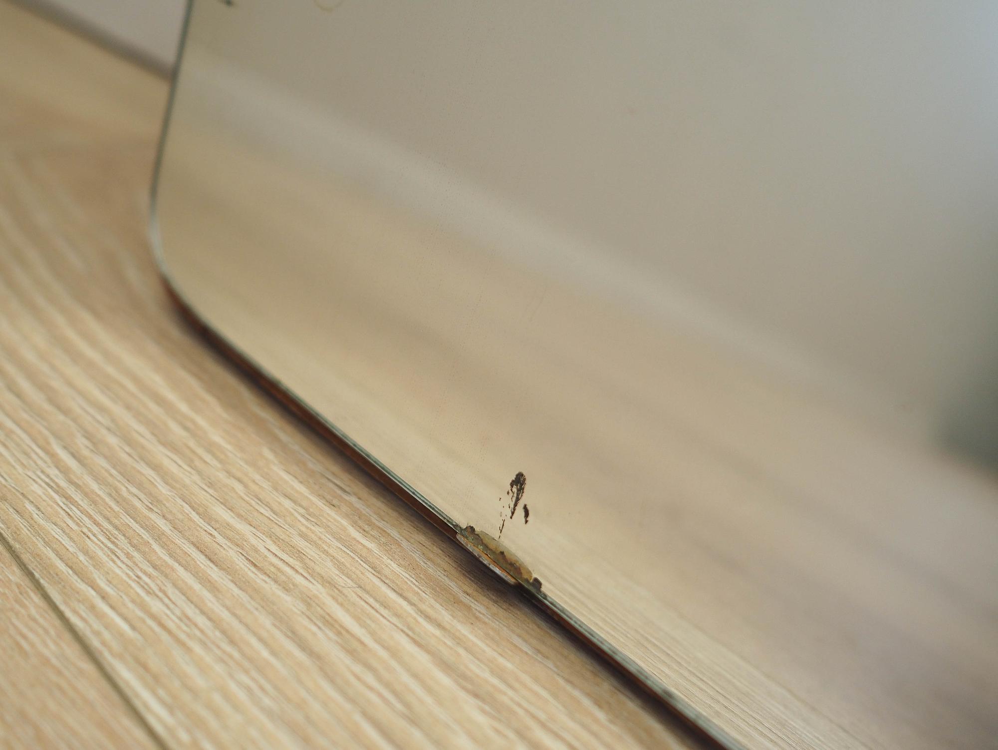 Mirrors in teak frame 1970s 5