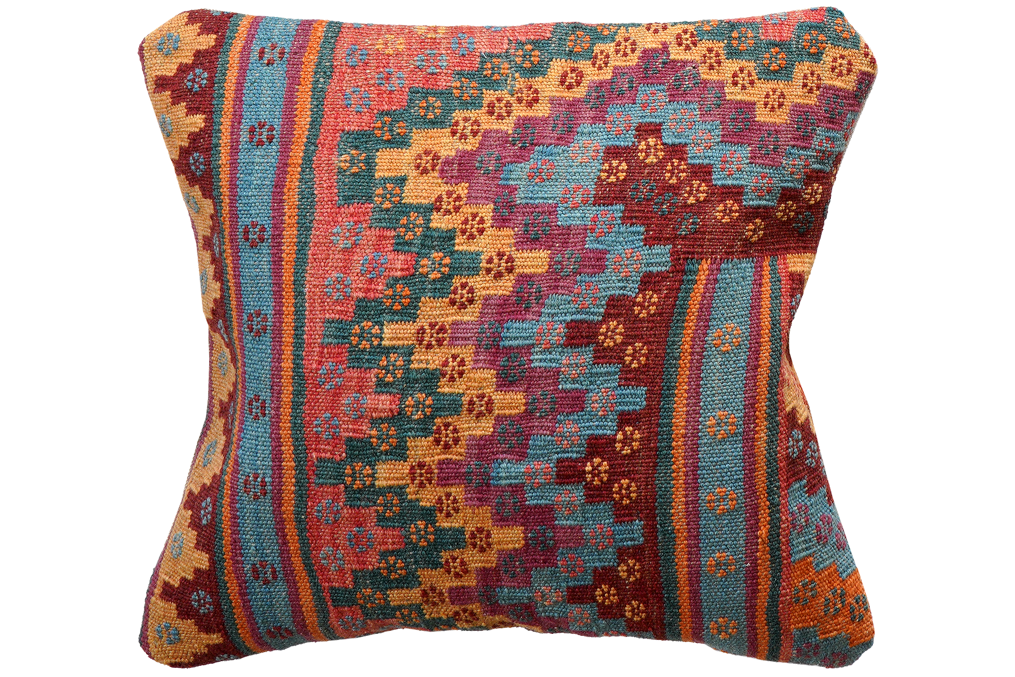 Kilim Kissenbezug Mehrfarbig 0