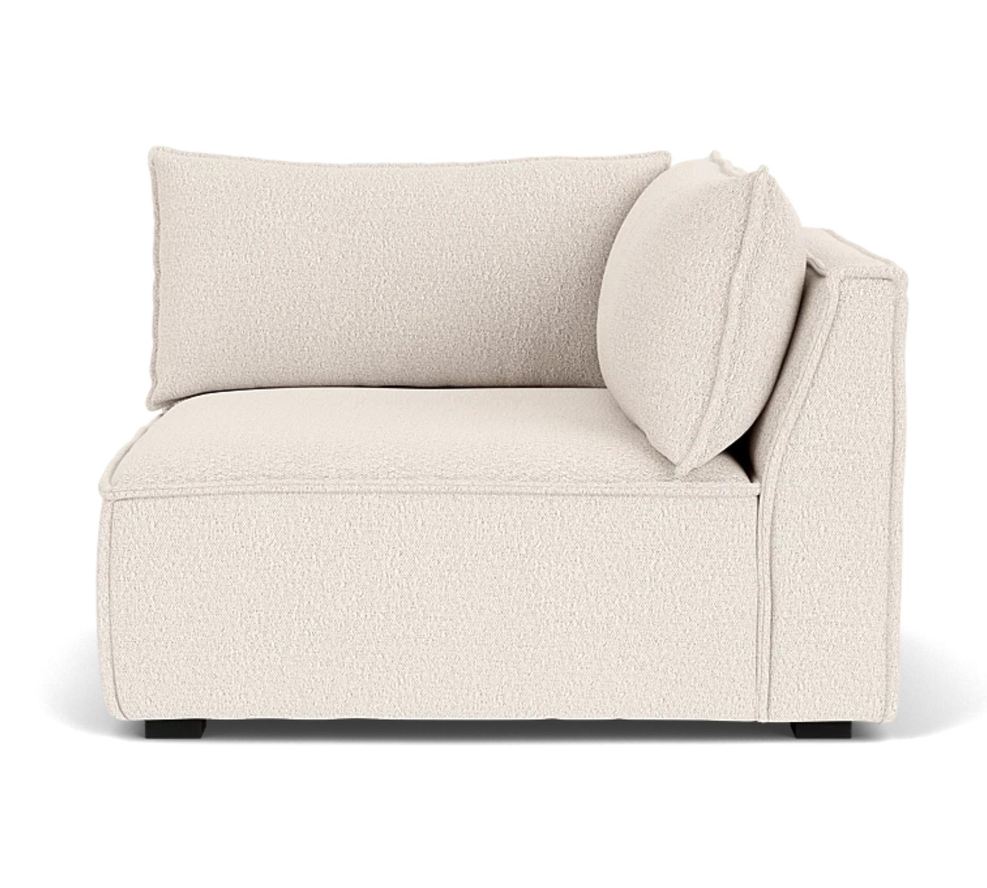 Daphne 1-Sitzer Eckmodul Links Maya Cream 3