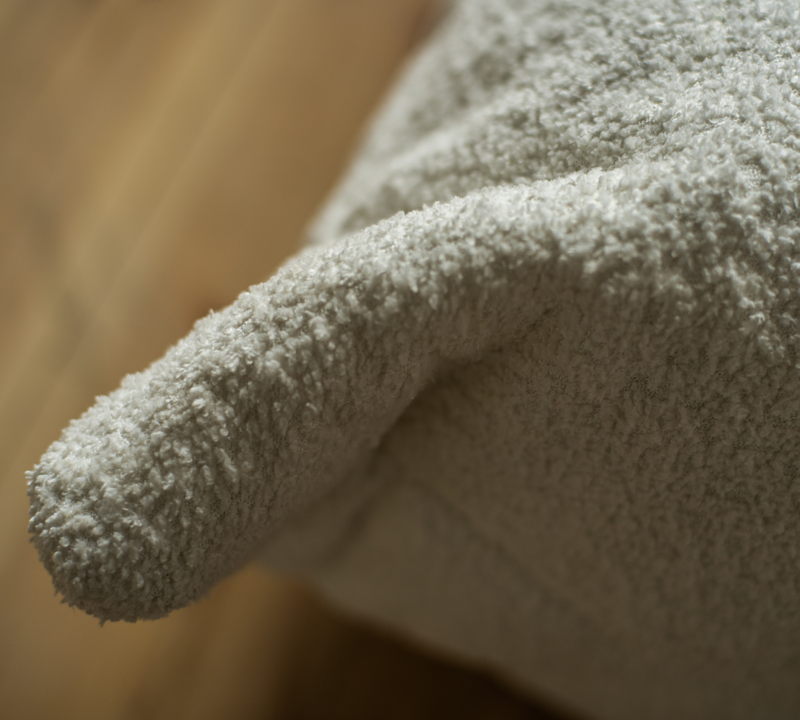 Togo Sessel Bouclé Weiß 3