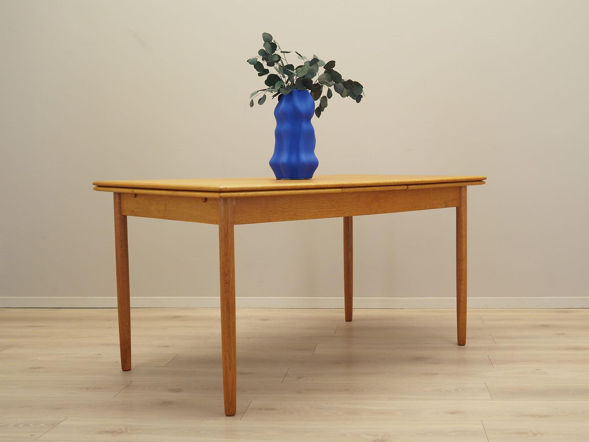 Dining table ash wood 1970s 4