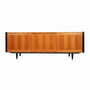 Vintage Sideboard Eschenholz Braun 1970er Jahre 0