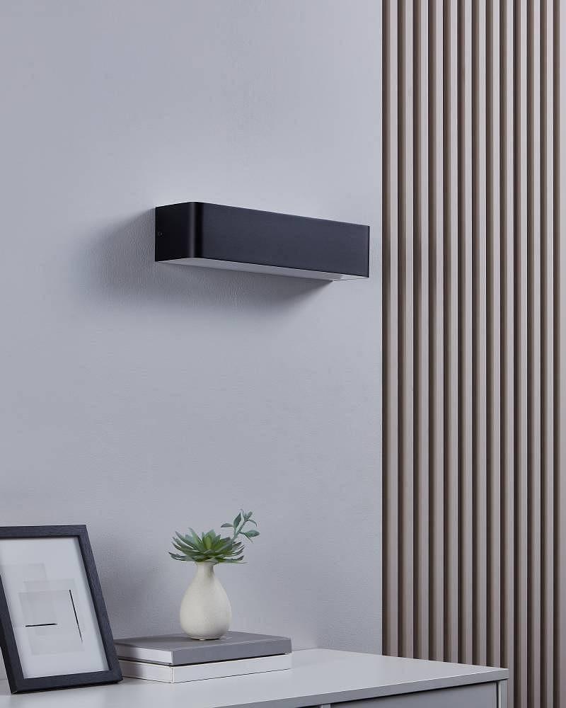 Sania LED-Wandleuchte Typ A Schwarz 3