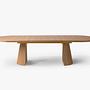 Mana Extendable Dining Table 8-Seater Wood-based Material Natural Oak 210/300x105x76 cm 2
