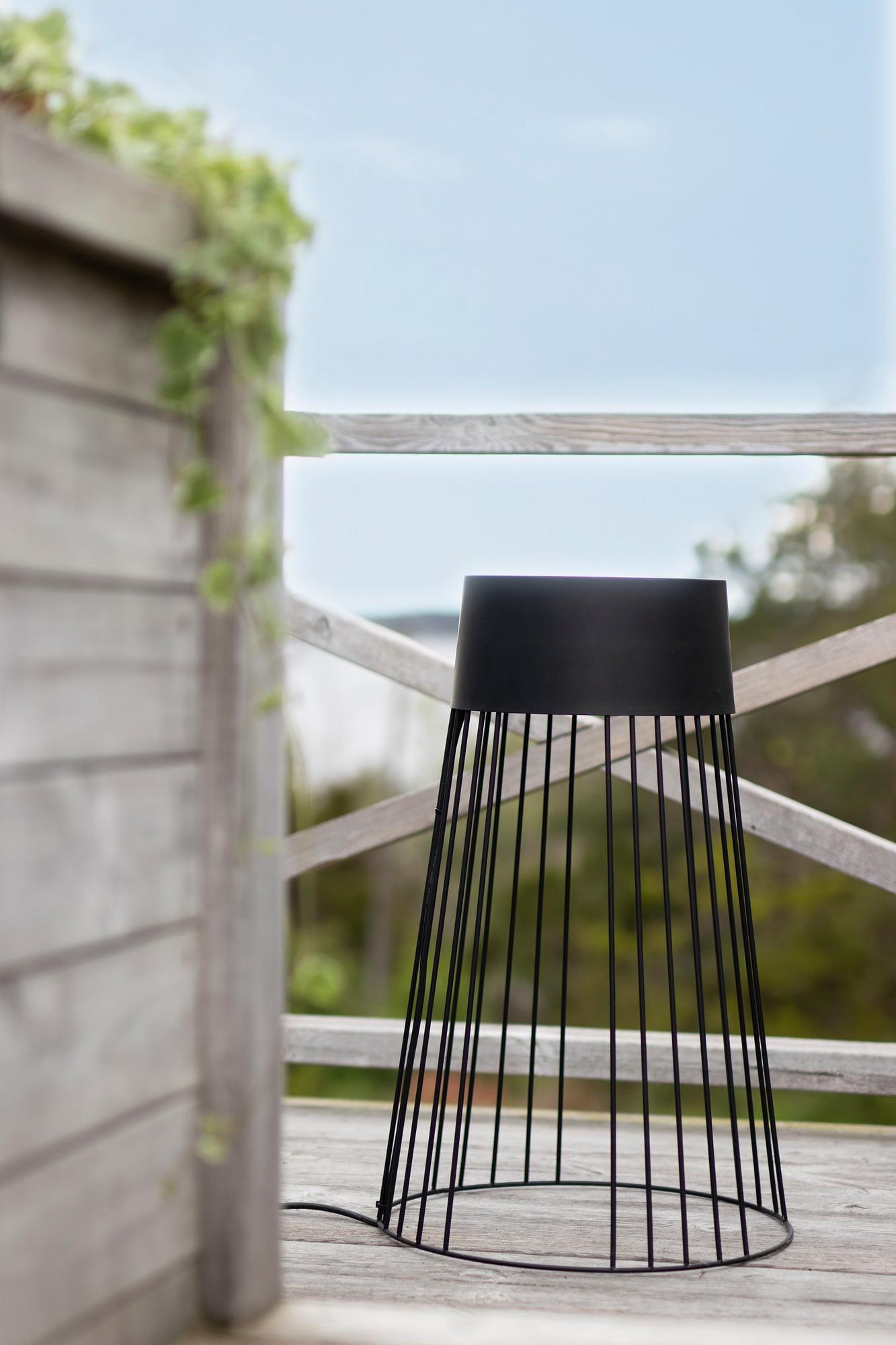 Koster 60 Lampada da terra Metallo Nero IP44 0