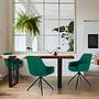 ELVERUM Dining chair Velvet Green 2