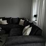 Ecksofa Samt Grau 1