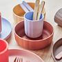 Pullo Tableware Set PLA Blue Brown 1