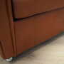 Vintage Armchair Leather Brown 1960s 8