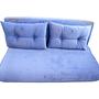 Sando Schlafsofa 2-Sitzer Blau 6