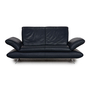Rossini Sofa 2-Sitzer Leder Dunkelblau 0