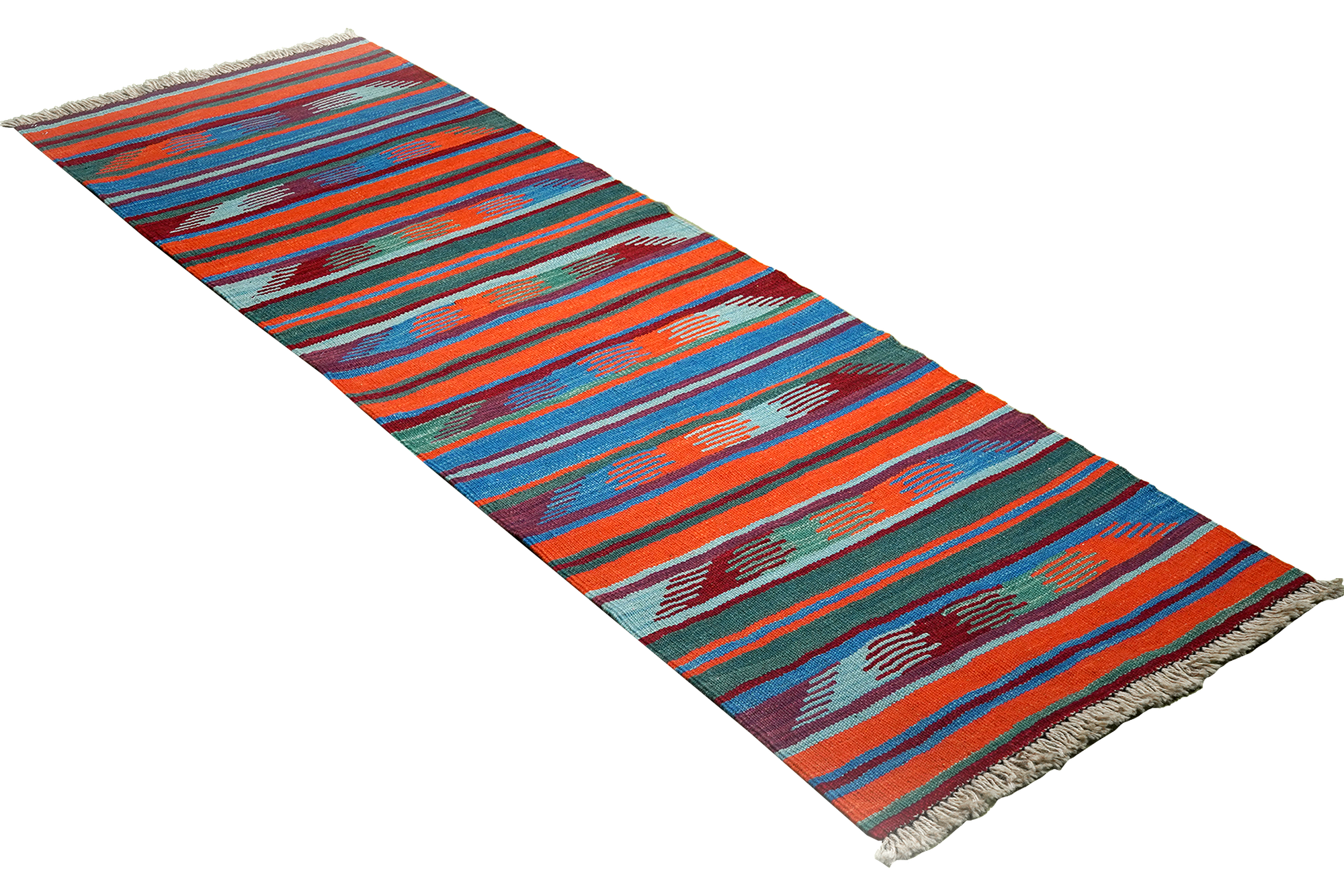 Kilim Gashgai Teppich Mehrfarbig 2