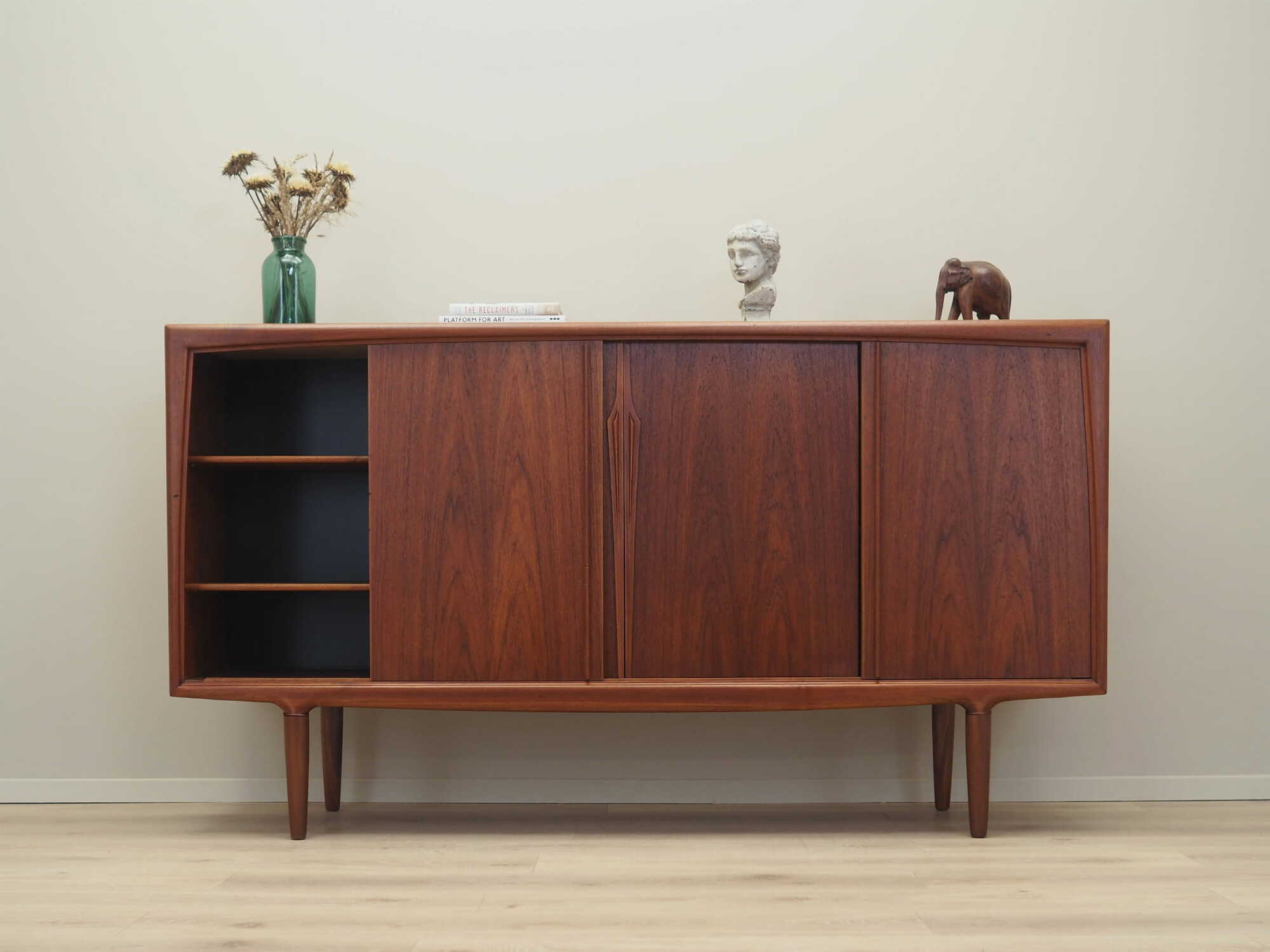 Vintage sideboard teak brown 1960s 3