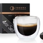 4x Espressoglas inkl. Löffel Glas Transparent 80 ml 0