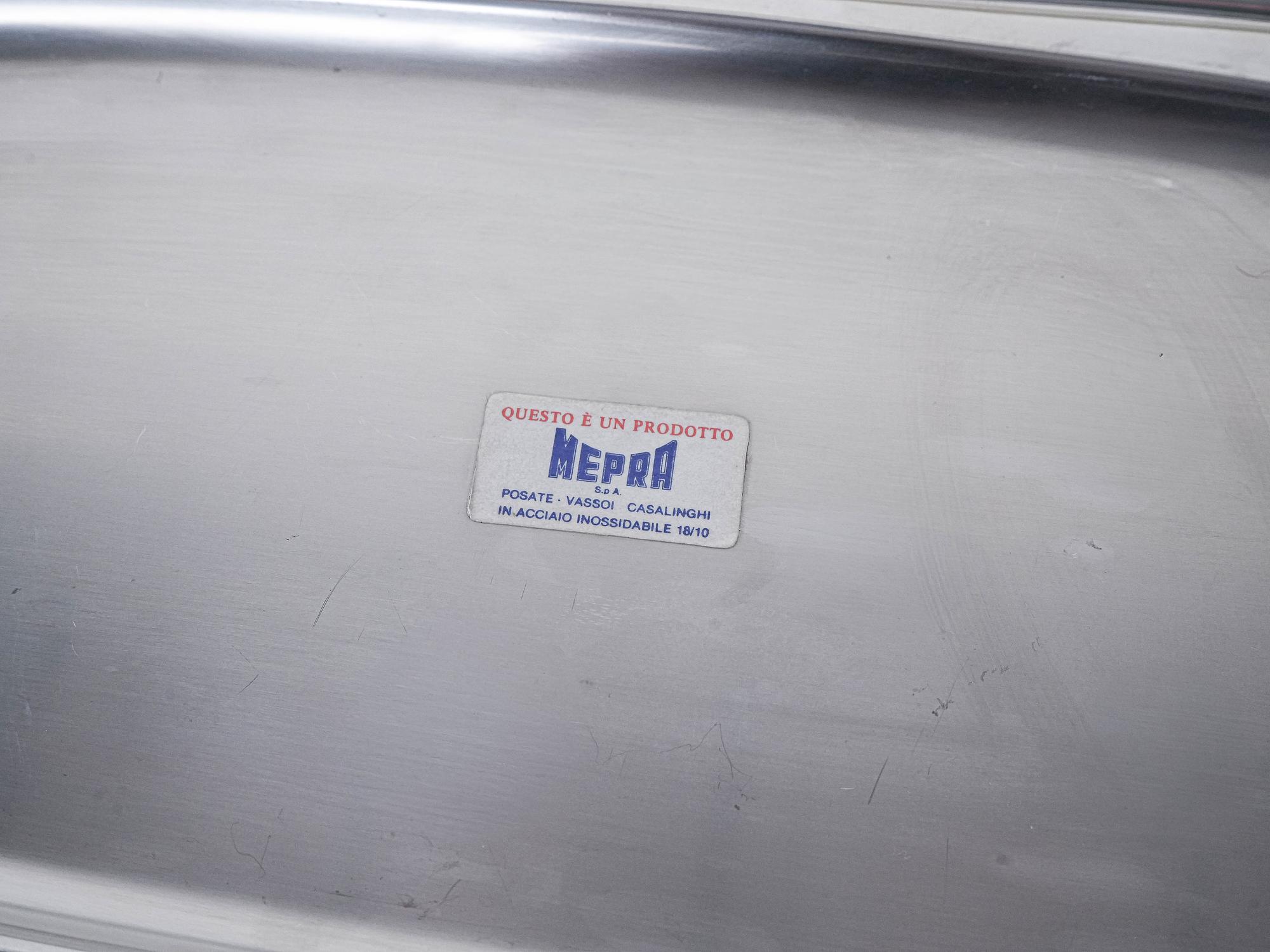 Stahltablett SIlber 3