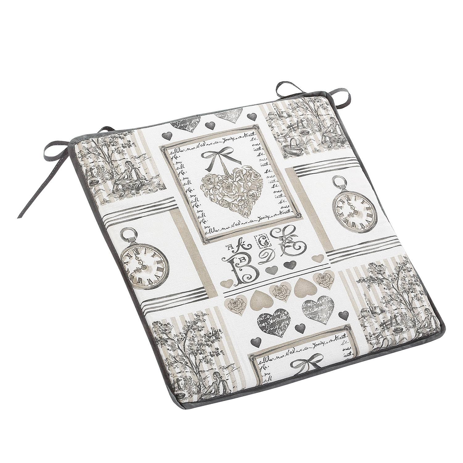 Sitzkissen Maadi I Baumwollstoff Mehrfarbig 0