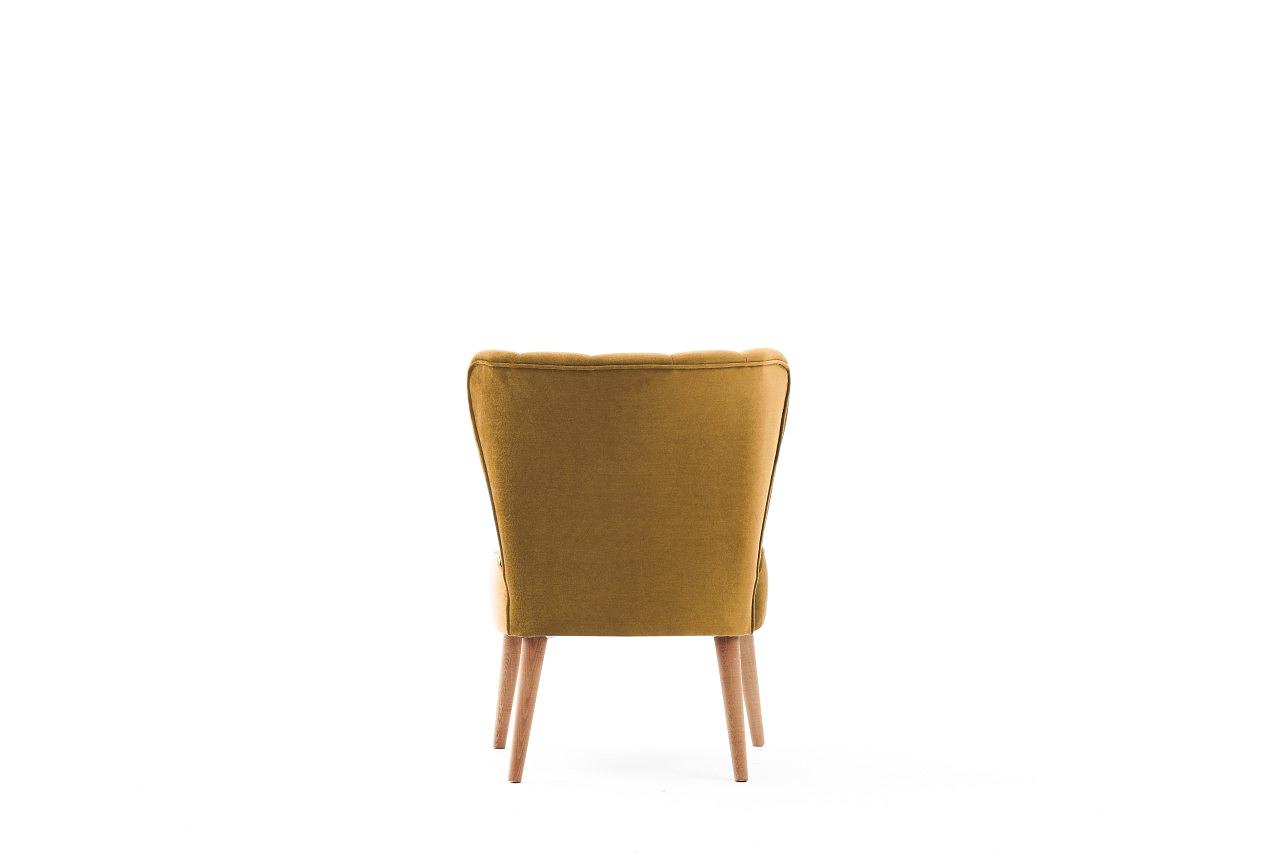 Layla Armchair Wood Veneer Gold 4