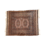Vintage Teppich Textil Braun  0
