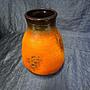 Fat Lava Vase Keramik Orange 2