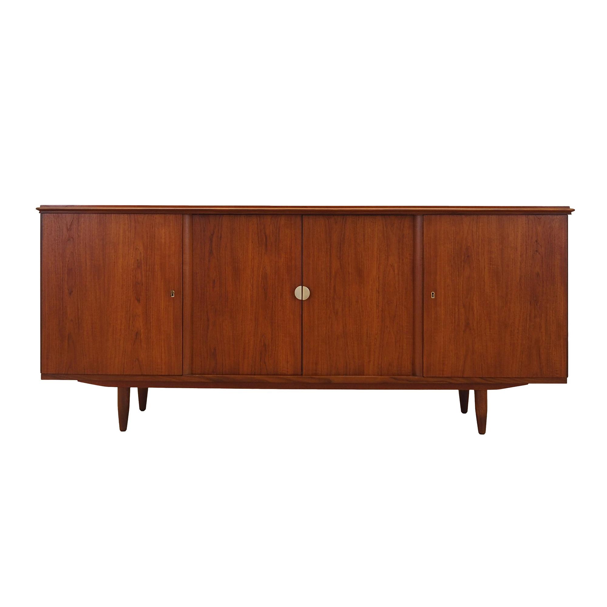 Teak sideboard brown 1970s 0