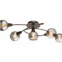 LED Deckenleuchte 5-flammig Glas Metall 0