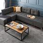 Manama Corner Sofa Bed Left - Anthracite 2