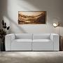 Fora 2-Seater Sofa Light Grey 1