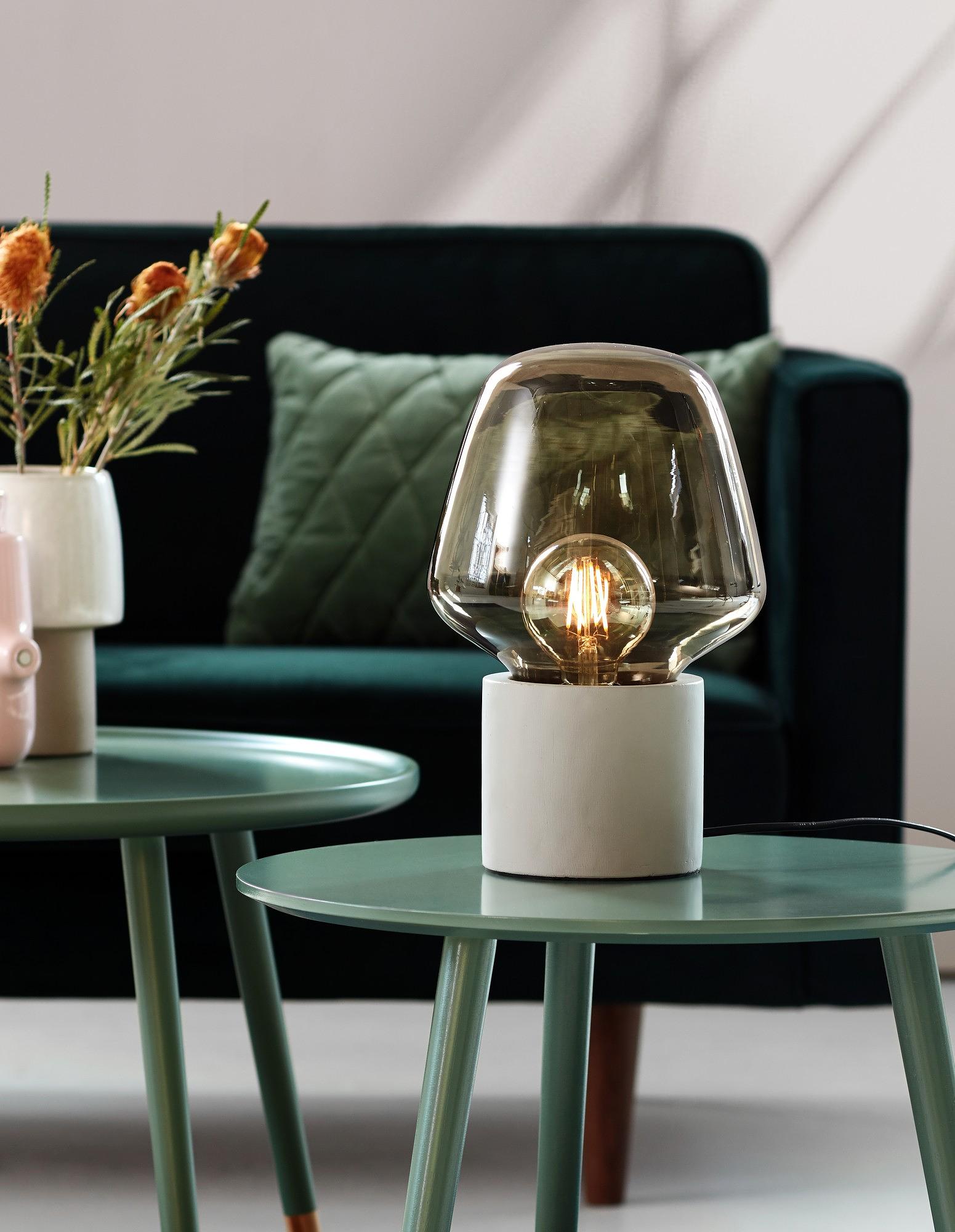 Christina 20 Tischlampe Hellgrau 3