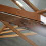 Vintage Coffee Table Beech Wood Glass Brown 1990s 9