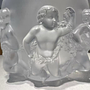 Lalique Luxembourg Angel Crystal Planter 2