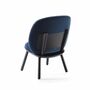Naïve Lounge chair Ash wood Velvet Navy 1