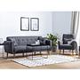 Aria Schlafsofa Set Holzfurnier Anthrazit 1