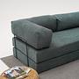 Comfort Schlafsofa Récamiere Rechts Petrol 4