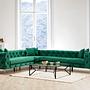 As corner sofa Left Green 0
