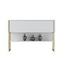 Luxe Sideboard Holz Gold Weiß 8