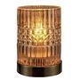 Crystal Elegance Tischleuchte Glas Messing 1-flammig 0
