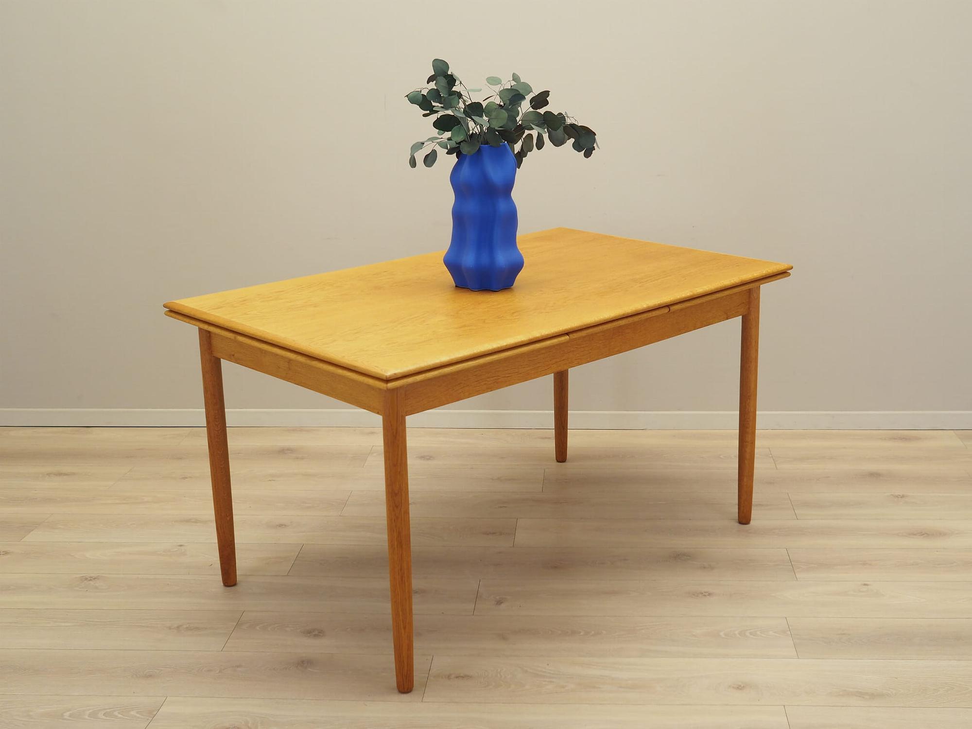 Dining table ash wood 1970s 5
