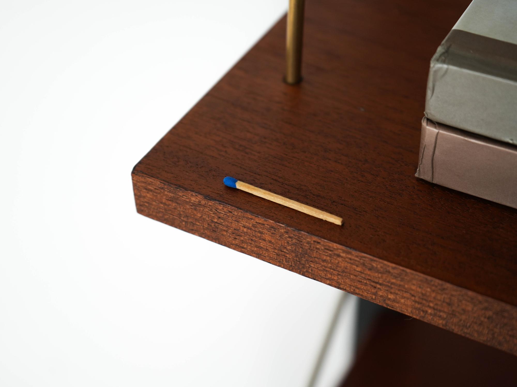 Teak-Wandmöbel Braun 1960er Jahre 11