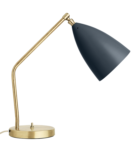 Grasshopper Tischleuchte Metall Gold Grau 0