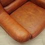 Sessel Leder Braun 1970er Jahre 13