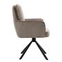 2x Drehbarer Armlehnenstuhl SALVIN Cappuccino 2
