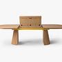 Mana Extendable Dining Table 8-Seater Wood-based Material Natural Oak 210/300x105x76 cm 3