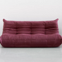 Togo Sofa 3-seater Textile Pink 3