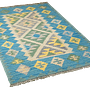 Kilim Gashgai Teppich Wolle Blau 2