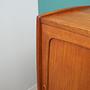 Vintage Sideboard Teakholz Braun 1960er Jahre 11