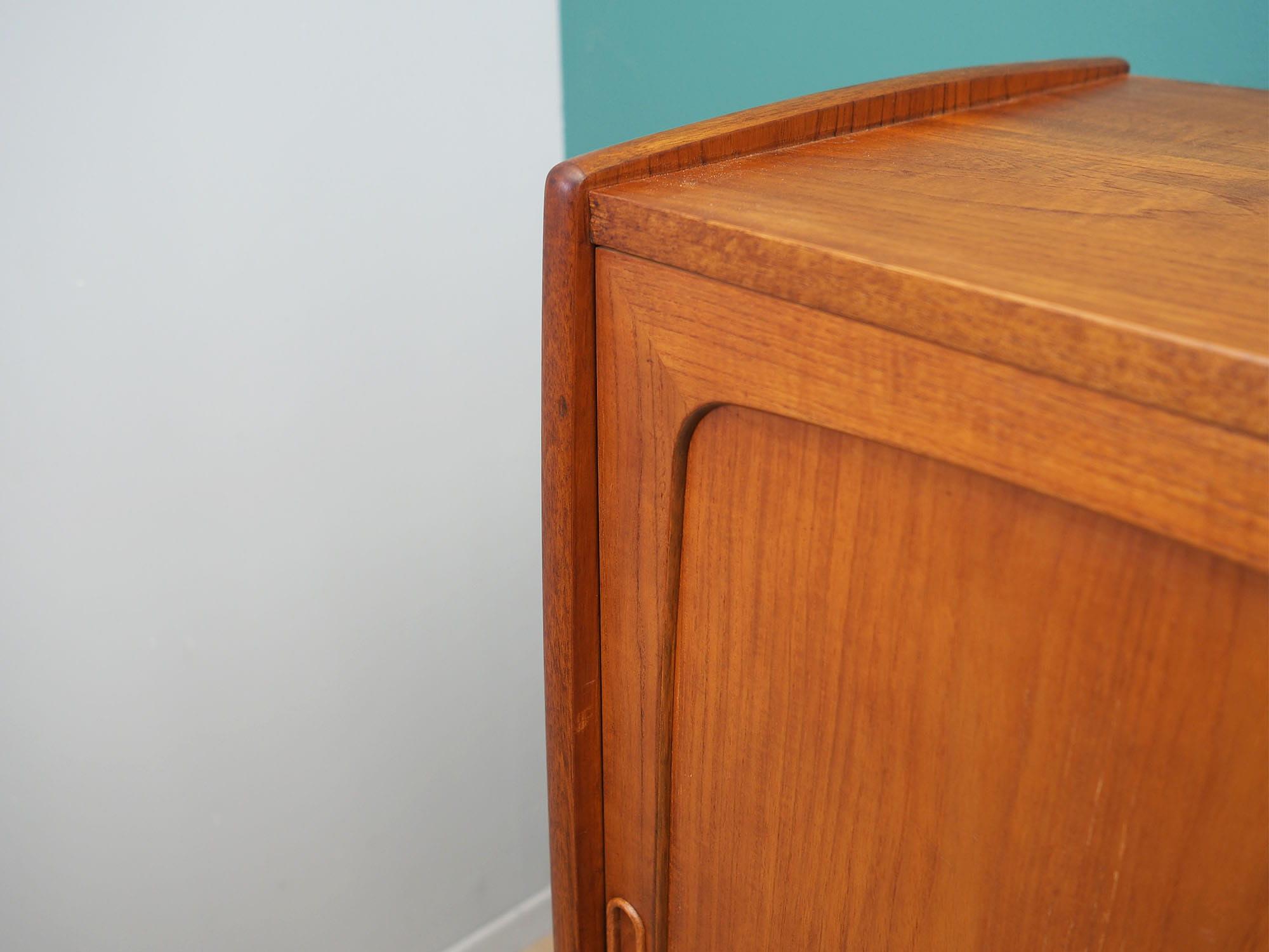 Vintage Sideboard Teak wood Brown 1960s 11