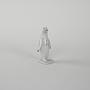 Porcelain Penguin Figurine White 1970s 2